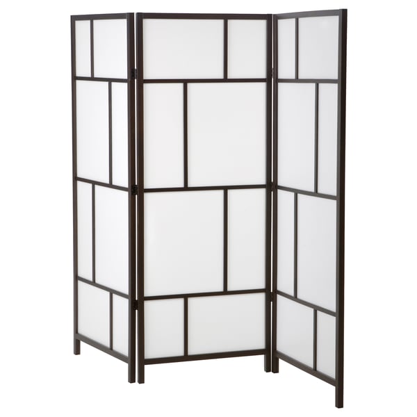 IKEA RISÖR Room divider white/black 85x72 7/8 "