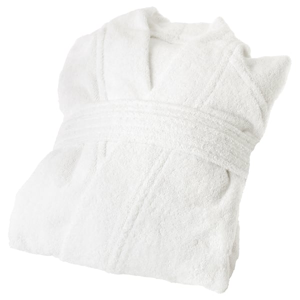 IKEA ROCKÅN Bathrobe White L/XL