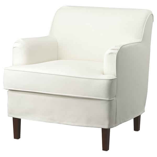 IKEA ROCKSJÖN Cover For Armchair Blekinge White