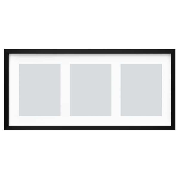 IKEA RÖDALM Frame for 3 pictures black 30x13 ¾ "