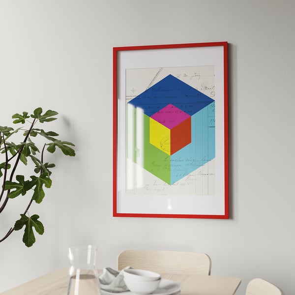 IKEA RÖDALM Frame Red 24x36 "