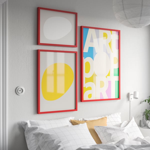 IKEA RÖDALM Frame Red 24x36 "