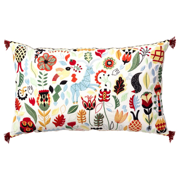 IKEA RÖDARV Cushion multicolor 16x26 "