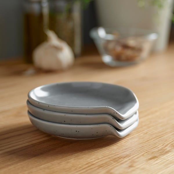 IKEA RÖDSYRA Spoonrest Light Gray-blue 4 ¾ "