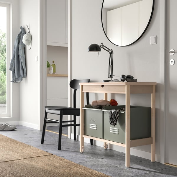 IKEA RÖNNINGE Utility Cart Birch 30 3/4x15 3/8 "