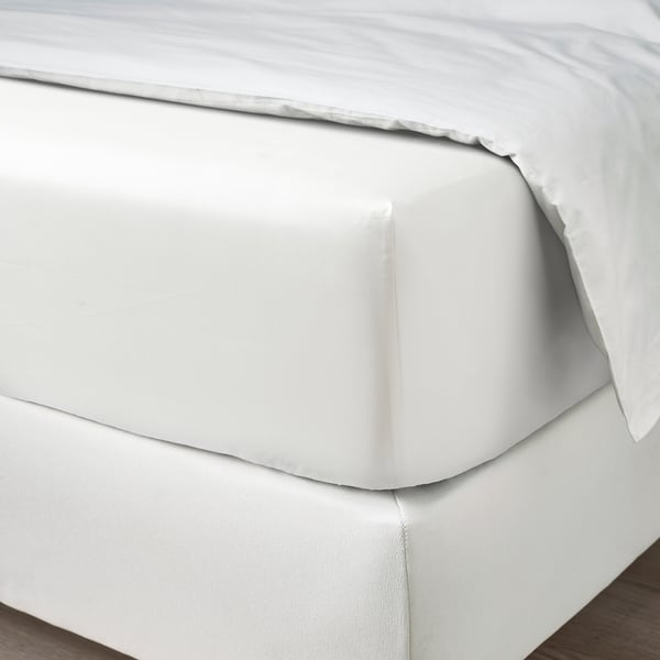 IKEA RÖNNVECKMAL Sheet Set White Queen