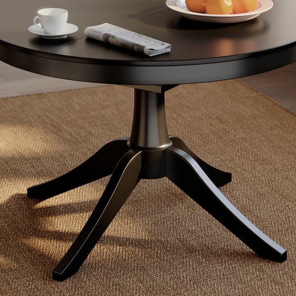 IKEA ROSENTORP Extendable Table Black 43 1/4/61 "