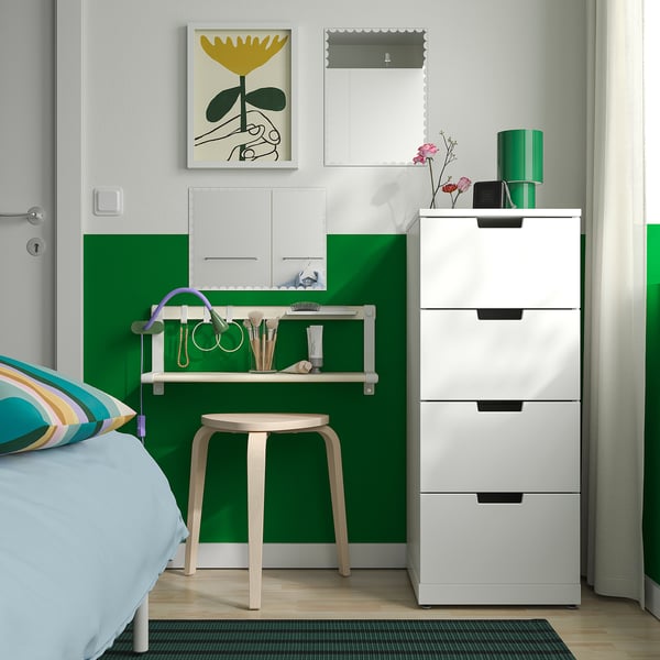 IKEA RUNDOXEL Mirror White 11 3/4x15 3/4 "