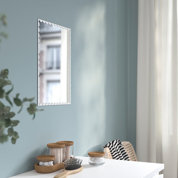IKEA RUNDOXEL Mirror White 11 3/4x15 3/4 "