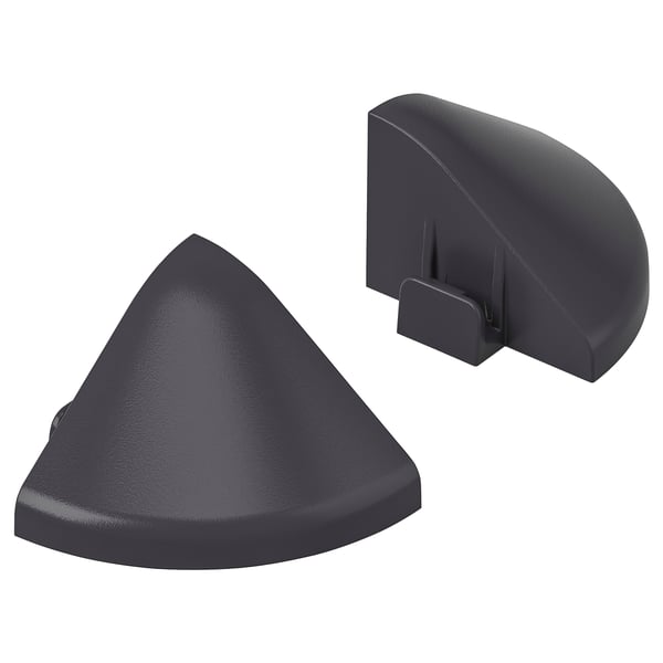 IKEA RUNNEN Corner edge outdoor decking dark gray