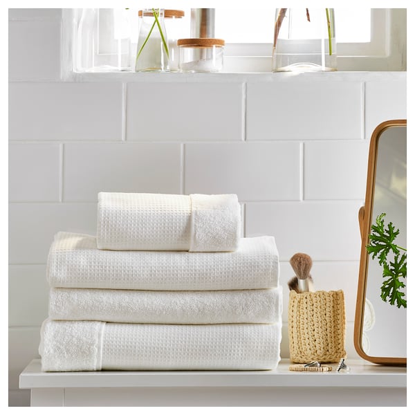 IKEA SALVIKEN Bath Towel White 28x55 "