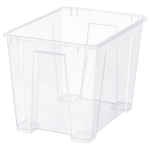 IKEA SAMLA Box clear 15 ¼x11x11 "/6 gallon