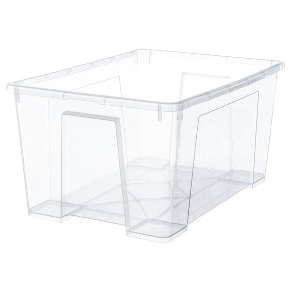 IKEA SAMLA Box clear 22x15 ¼x11 "/12 gallon