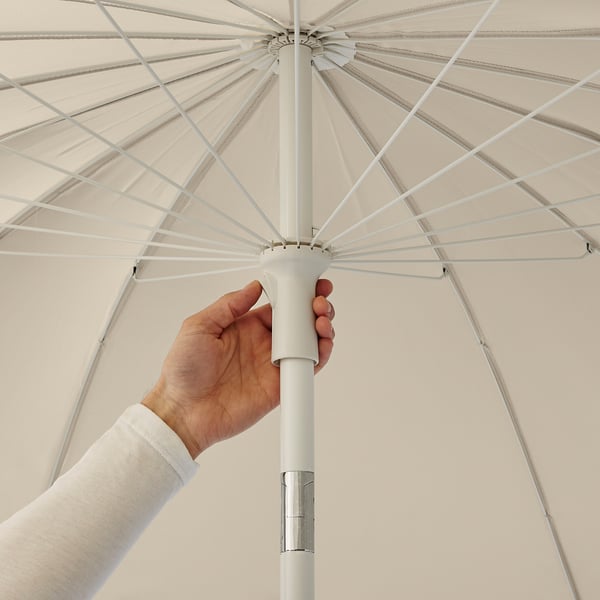 IKEA SAMSÖ Umbrella Tilting/beige 78 3/4 "