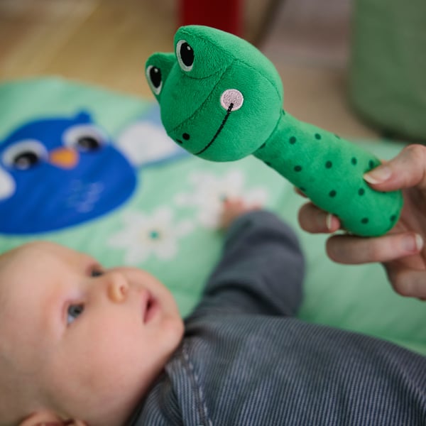 IKEA SANDBI Rattle Frog/green