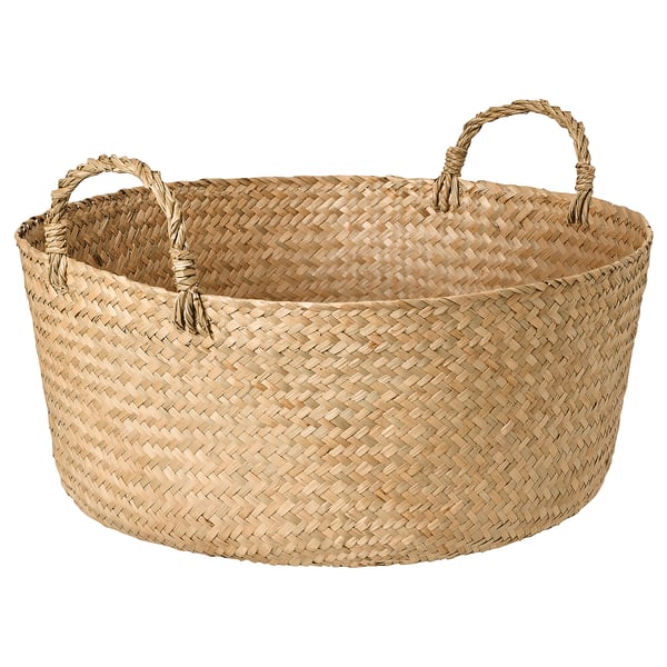 IKEA SANDJORD Basket sedge 18x7 ¾ "