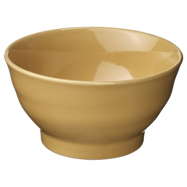 IKEA SANDSKÄDDA Bowl yellow 5 ½ "