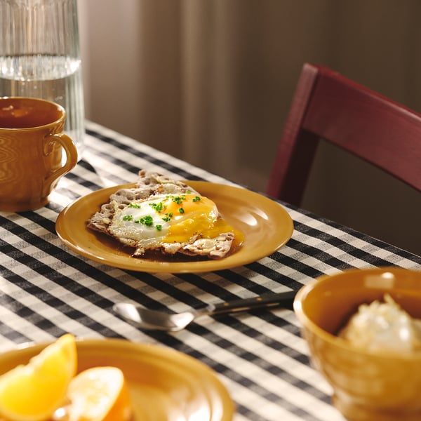IKEA SANDSKÄDDA Side Plate Yellow 8 "