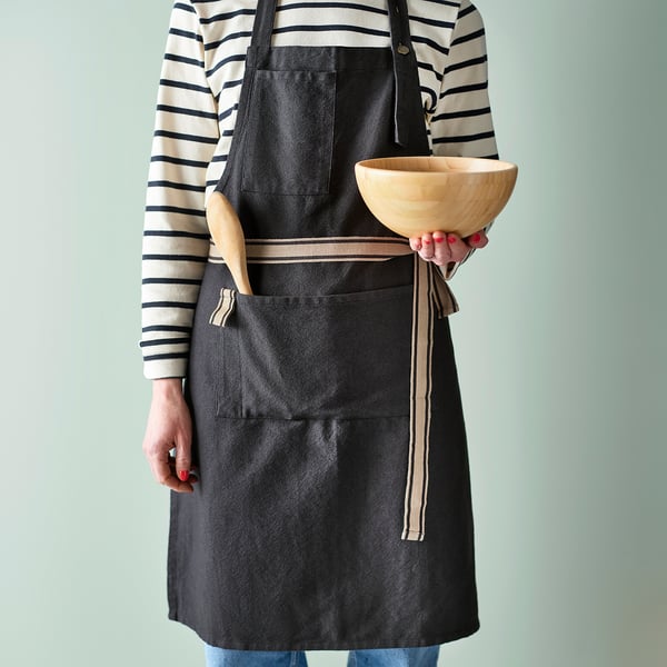 IKEA SANDVIVA Apron Dark Gray 27x33 "