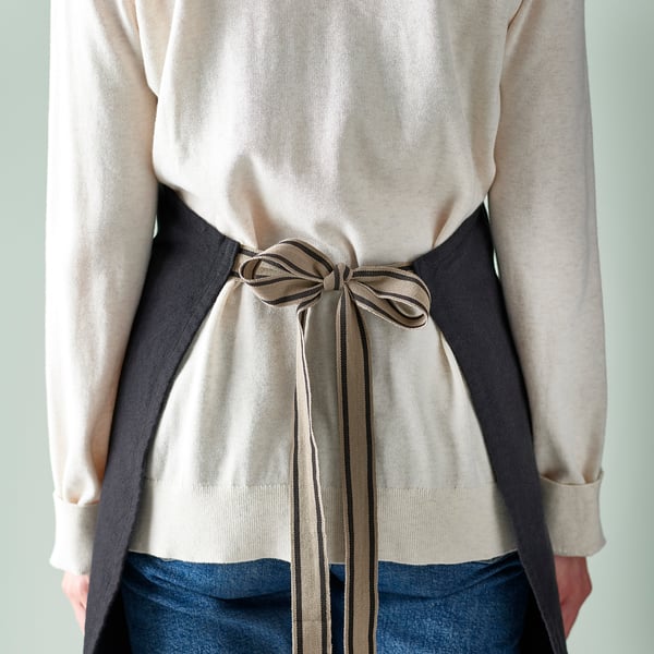 IKEA SANDVIVA Apron Dark Gray 27x33 "