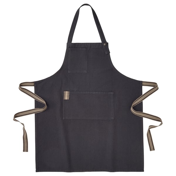IKEA SANDVIVA Apron dark gray 27x33 "