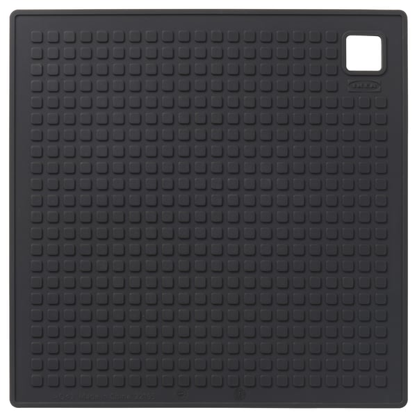 IKEA SANDVIVA Pot holder silicone/dark gray 7x7 "