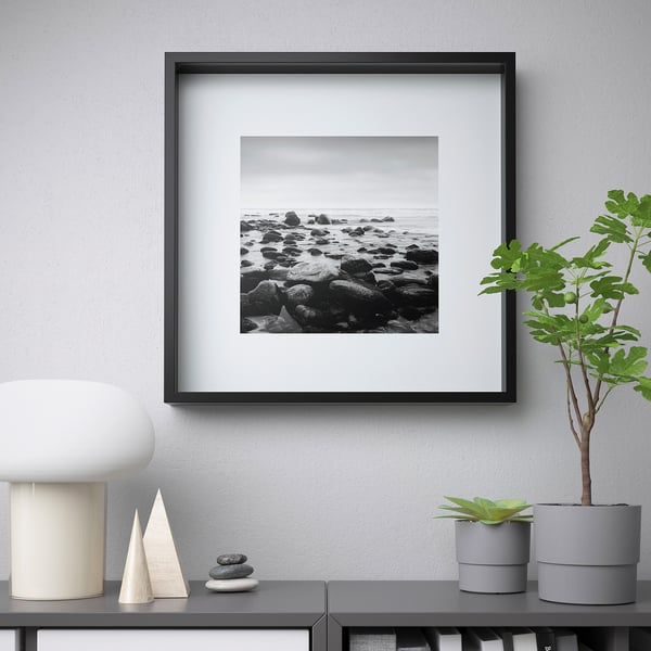IKEA SANNAHED Frame Black 19 ¾x19 ¾ "