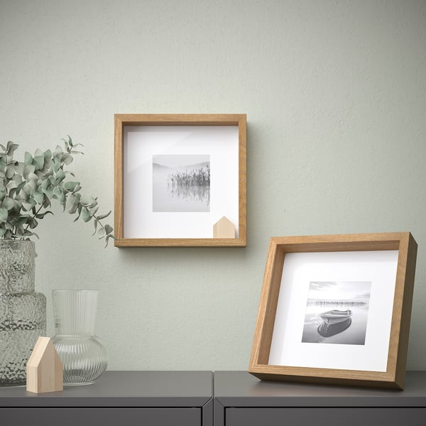 IKEA SANNAHED Frame Oak Effect 9 ¾x9 ¾ "
