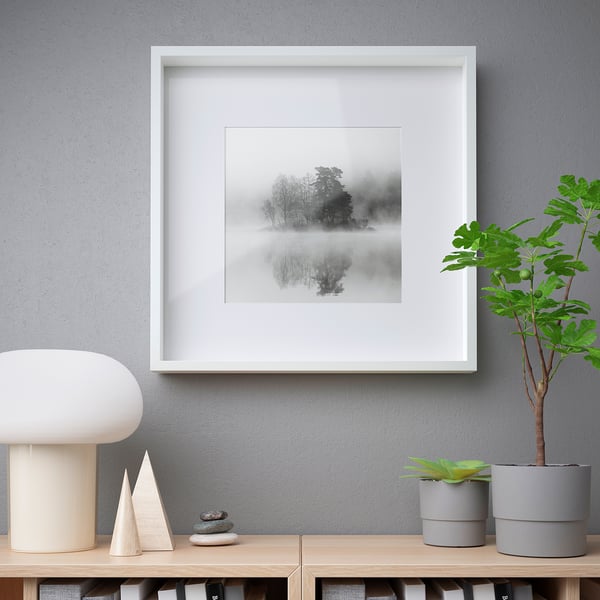 IKEA SANNAHED Frame White 19 ¾x19 ¾ "