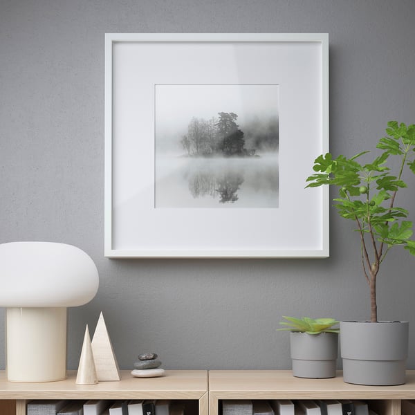 IKEA SANNAHED Frame White 19 ¾x19 ¾ "