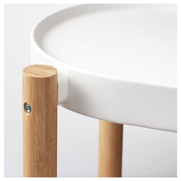 IKEA SATSUMAS Plant Stand Bamboo/white 27 ½ "