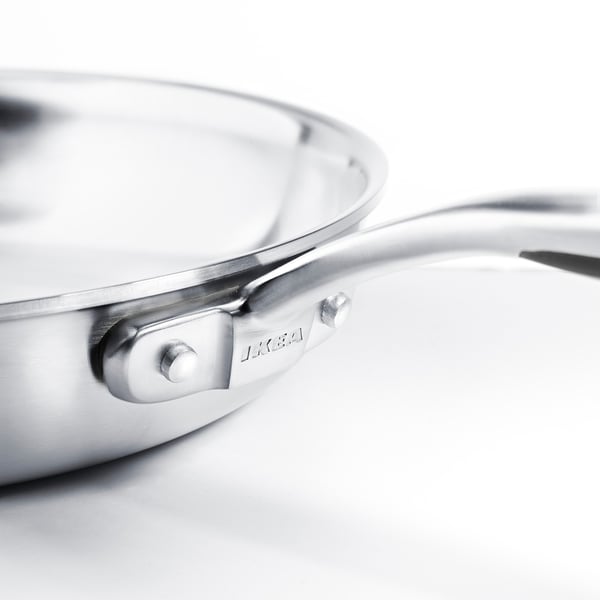 IKEA SENSUELL Frying Pan Stainless Steel/gray 11 "