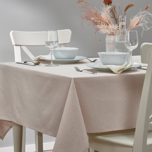 IKEA SILVERARV Tablecloth Beige 57x94 "