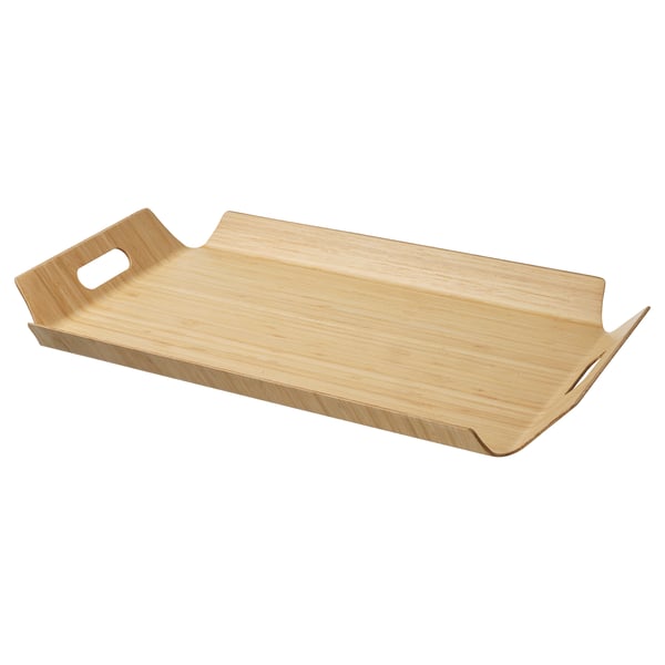IKEA SILVERHAJMAL Tray bamboo 23x15 "