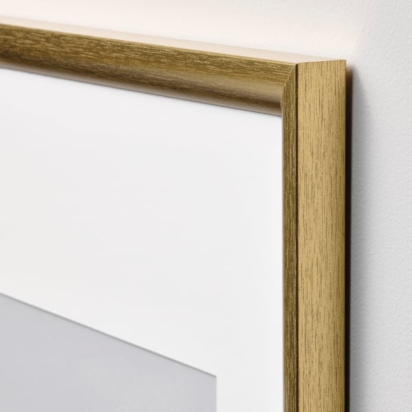 IKEA SILVERHÖJDEN Frame Gold 16x20 "