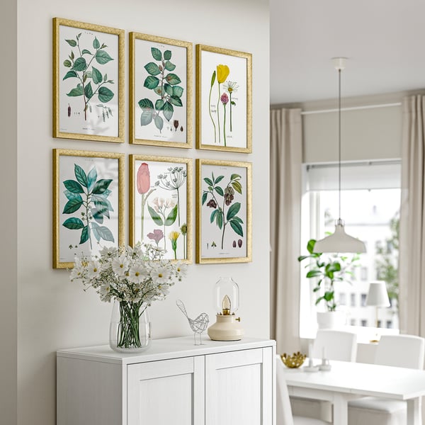IKEA SILVERHÖJDEN Frame Gold 16x20 "