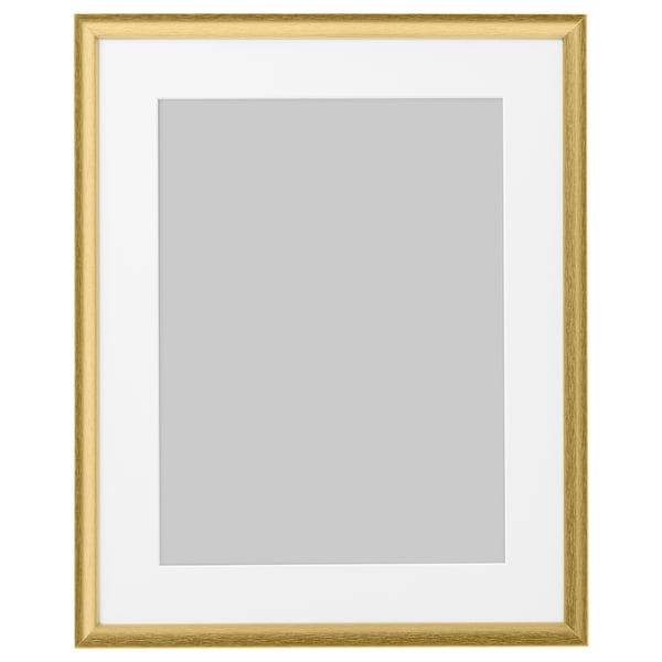 IKEA SILVERHÖJDEN Frame gold 16x20 "