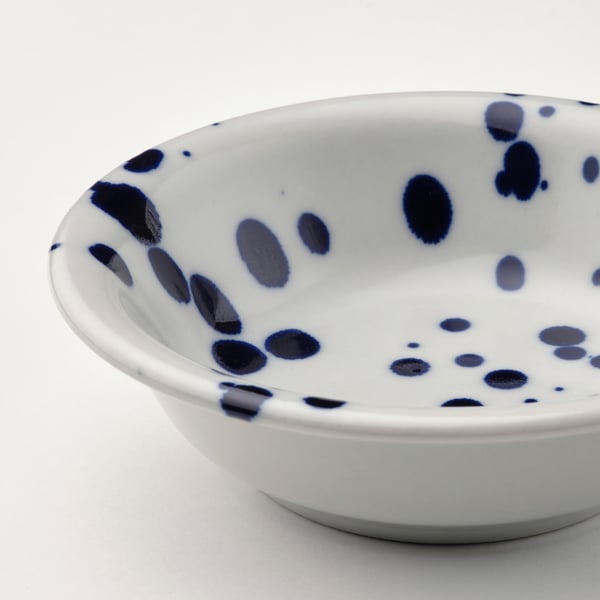 IKEA SILVERSIDA Bowl Patterned/blue 4 ½ "