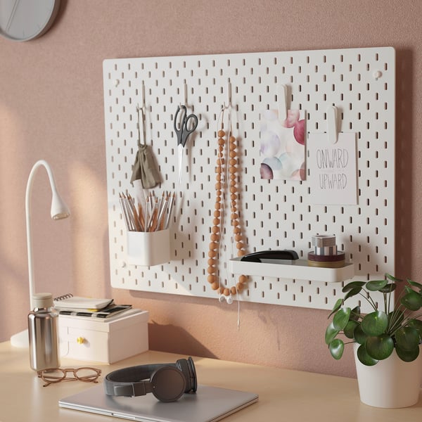 IKEA SKÅDIS 7-piece Accessories Set White
