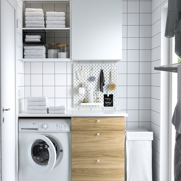 IKEA SKÅDIS 7-piece Accessories Set White