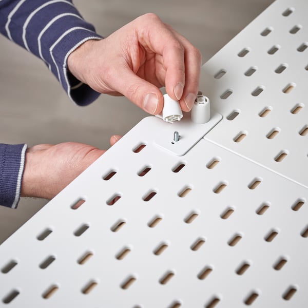IKEA SKÅDIS Connector For SKÅDIS Pegboards White