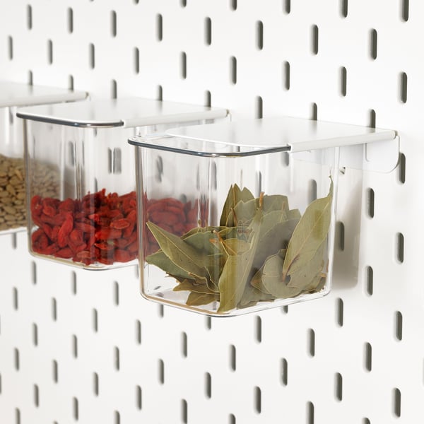 IKEA SKÅDIS Container With Lid White