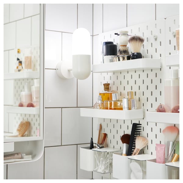 IKEA SKÅDIS Container With Lid White