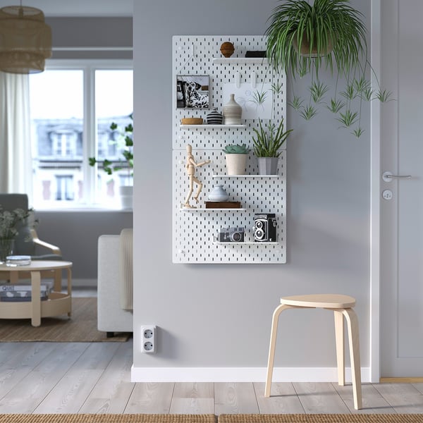 IKEA SKÅDIS Display Shelf White