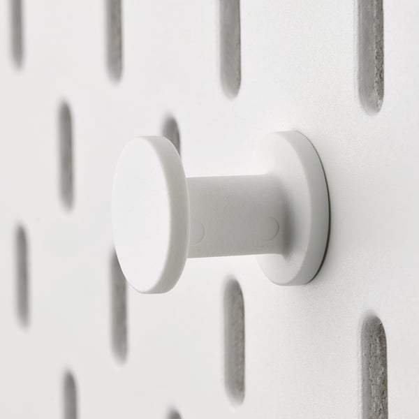 IKEA SKÅDIS Hook White ¾ "
