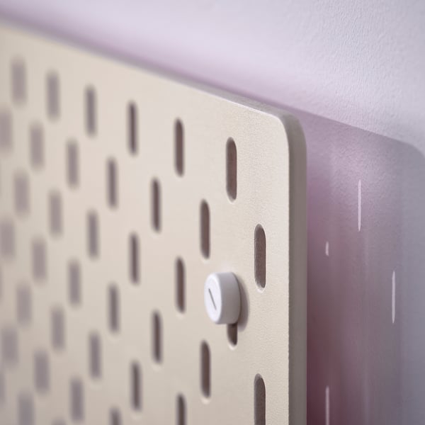 IKEA SKÅDIS Pegboard Beige/pink 30x22 "