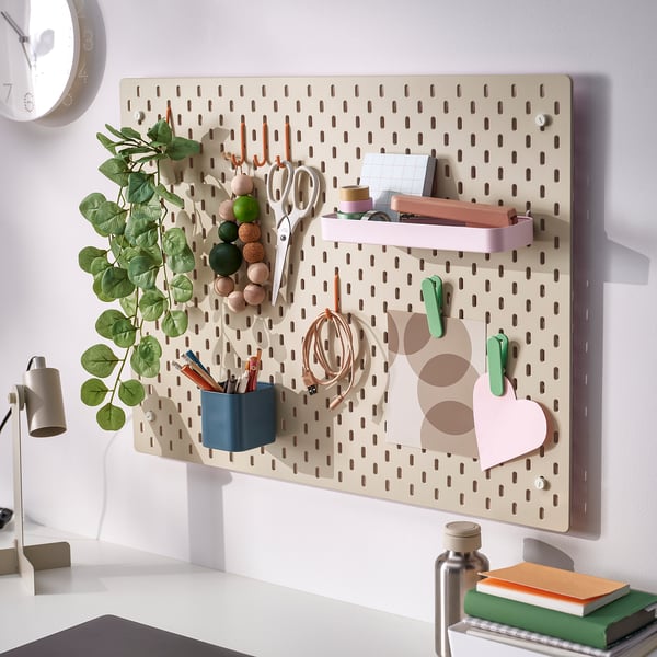 IKEA SKÅDIS Pegboard Combination Multicolor 30x22 "