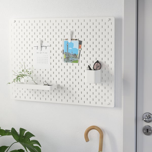 IKEA SKÅDIS Pegboard Combination White 30x22 "
