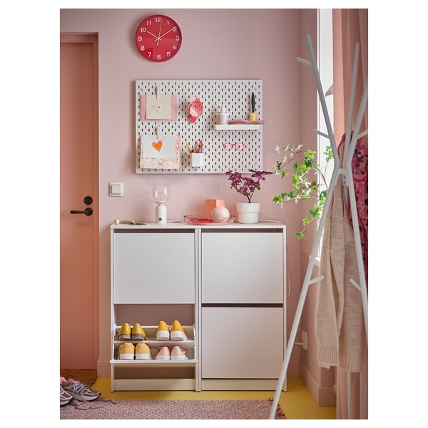 IKEA SKÅDIS Pegboard Combination White 30x22 "