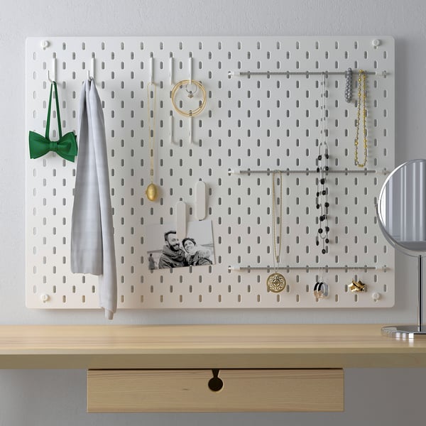 IKEA SKÅDIS Pegboard combination white 30x22 "